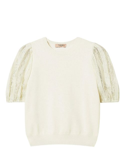 LACE JERSEY TWIN SET | 261TP343100059 MADREPERLA